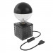 Calex Tafellamp Glas Zwart met snoer en schakelaar E27 Product met lichtbron