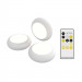 Calex Puck Light incl. Remote op Batterij - Set van 3 - Product aan