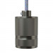 Fitting Aluminium Grijs E27