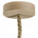 Plafondkap Hout 1 uitgang XL Snoer