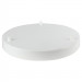 Plafondkap XXL Rond Ø30 cm Wit 3 snoeren