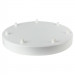 Plafondkap XXL Rond Ø30 cm Wit 7 snoeren