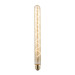 Vintlux E27 dimbare LED filamentlamp 4W T30 265lm 2200K - Karu Tube 300 mm Gold