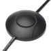 Vloerdimmer Zwart voor LED lampen 3-100 Watt tussen snoer