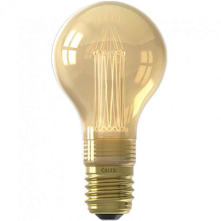 Calex LED Glasfiber Lamp Peer Gold Ø60 E27 3.5W