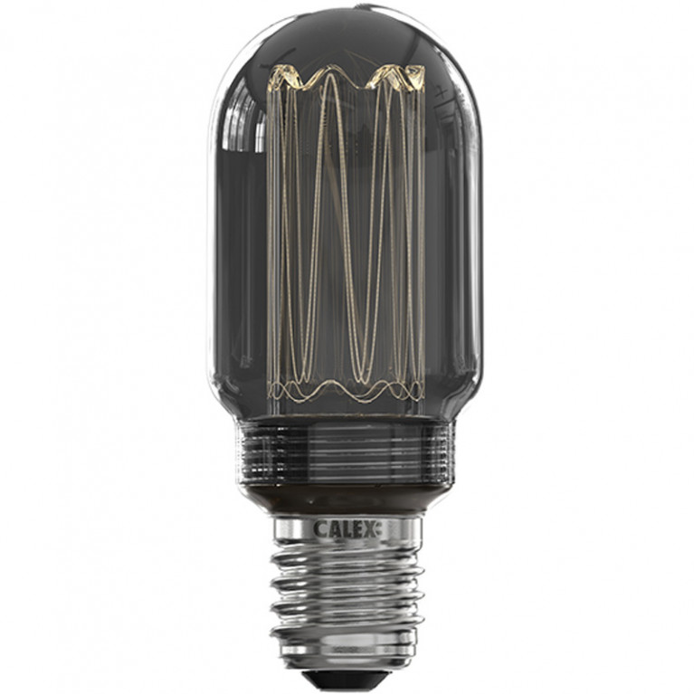 Calex LED Glasfiber Lamp Buis 11cm Titanium Ø45 E27 3.5W