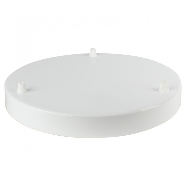 Plafondkap XXL Rond Ø30 cm Wit 3 snoeren
