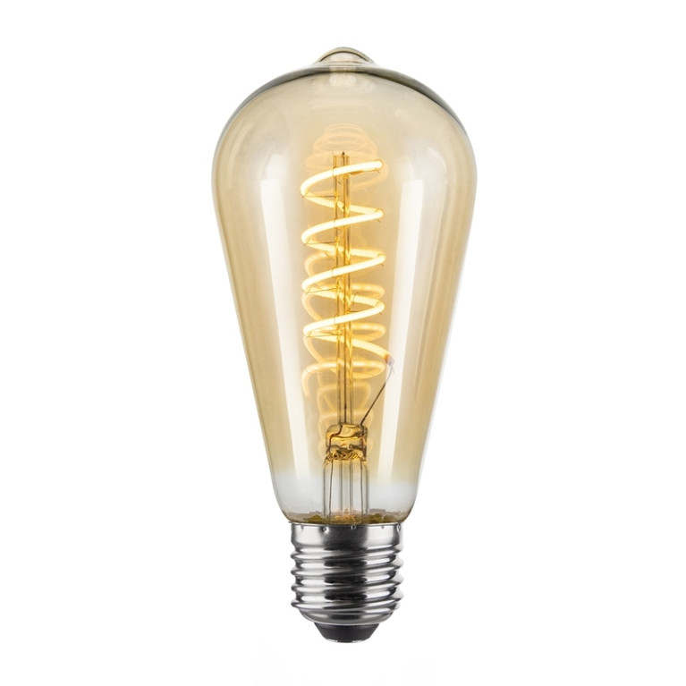 Vintlux Filament LED Lamp Karu Edison Gold Dimbaar Ø64mm E27 4W