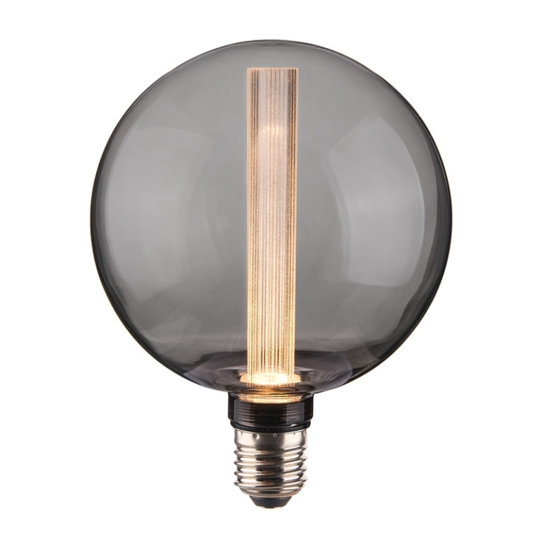 Vintlux Filament LED Lamp Rainn Globe XL Smoke Dimbaar Ø125mm E27 2.3W