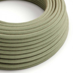Zebra Groen - Beige Strijkijzersnoer