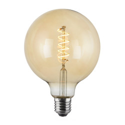 Vintlux Filament LED Lamp Karu Globe XL Gold Dimbaar Ø125mm E27 4W