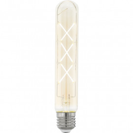 LED Filament Lamp Buis Vintage Cross Amber 185mm Ø30mm E27 4W