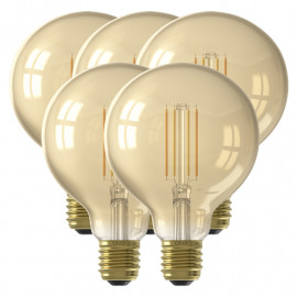 Voordeelbundel Calex Smart LED Lamp Globe Gold E27 7W 806lm