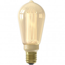 Calex LED Glasfiber Lamp Edison Gold Ø64 E27 3.5W
