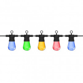 Calex Lichtsnoer voor buiten 10M Gekleurd IP44 incl. Lichtbron - Product kleur