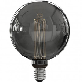 Calex LED Glasfiber Lamp Globe XL Titanium Ø125 E27 3.5W
