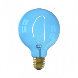 Calex LED Filament Lamp Nora Globe Sapphire Blue Ø95 mm E27 4W