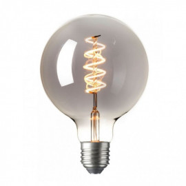 Calex LED Filamentlamp Globe XL Curl Titanium Ø125mm E27 4W