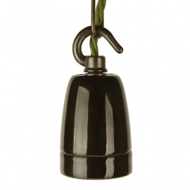 Fitting Keramiek Zwart Hook Industrial E27 overview