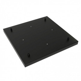 Calex Plafondplaat Mat Zwart 4 snoeren Vierkant 40x40 cm