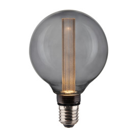 Vintlux Filament LED Lamp Rainn Globe Smoke Dimbaar Ø95mm E27 2.3W