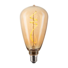 Vintlux Filament LED Lamp Kyodai Fluxx Edison XL Gold Dimbaar Ø100mm E27 4W