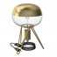 Calex Tafellamp Driepoot Goud met snoer en schakelaar E27 Product met lichtbron