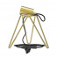 Calex Tafellamp Driepoot Goud met snoer en schakelaar E27 Product