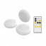 Calex Puck Light incl. Remote op Batterij - Set van 3 - Product