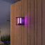 Calex Smart Outdoor LED RGB Klassieke Lantaarn 4W 380lm IP54 - Aan schutting