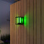 Calex Smart Outdoor LED RGB Klassieke Lantaarn 4W 380lm IP54 - Aan schutting