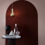 Calex LED Filamentlamp Globe Mirror Gold E27 4W - sfeerfoto
