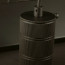 Calex Fitting met snoer en plafondplaat rechthoekig 10x70cm Milford Zwart 3xE27 fitting