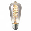 Calex LED Filamentlamp Edison Curl Titanium Ø64mm E27 4W