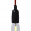 Fitting Keramiek Zwart E14 Product met snoer en lichtbron