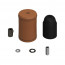 Fitting Leer Bruin E27 - Onderdelen