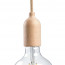 Fitting Elegant Hout E27 met Lamp