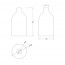 Fitting Elegant Hout E27 Tekening