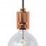 Fitting Aluminium Koper E27 - met lamp