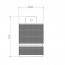 Fitting Aluminium Messing E27 - Tekening