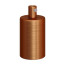 Fitting Geborsteld Koper E27 met metalen trekontlaster