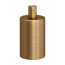 Fitting Geborsteld Messing E27 met metalen trekontlaster
