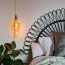 Fitting Geborsteld Messing E27 met metalen trekontlaster - sfeerfoto