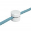Kabelgeleider Wand Wit Set van 6 - Voorbeeld Product
