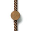 Kabelgeleider Wand Metaal Geborsteld Messing - Set van 2