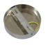 Plafondkap Geborsteld Titanium 1 Snoer met metalen trekontlaster