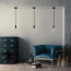 Fitting Hout Zwart E27 XL - sfeerfoto