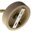 Plafondkap Hout 1 uitgang XL Snoer Achterkant Product
