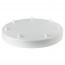 Plafondkap XXL Rond Ø30 cm Wit 7 snoeren