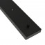 Calex Plafondplaat Mat Zwart 3 snoeren 70x10 cm Detail